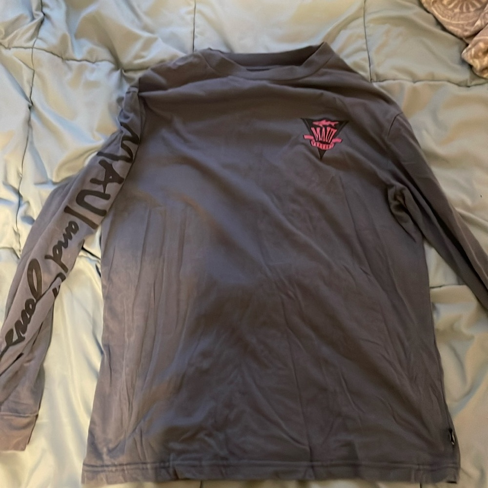 Maui and sons long sleeve navy tee